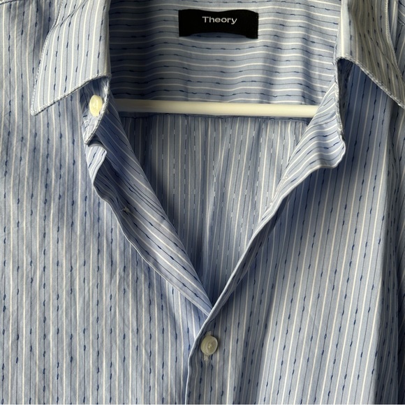 Blue Striped Button-Down - Picture 6 of 6